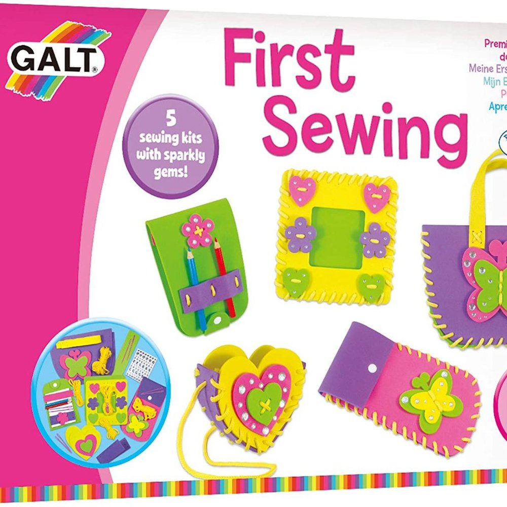 NEW Galt Toys, First Sewing Kit for Kids, Learn to Sew DIY Craft Kit, Ag…